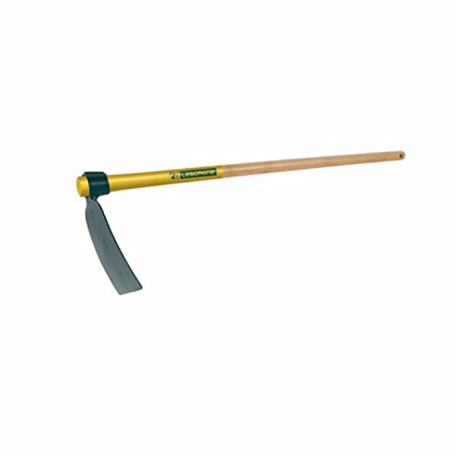 Leborgne, Houe Duopro Forgée 14 cm, Manche Bois Certifié PEFC 100%, Pratique avec Manche Percé pour Rangement Suspendu, Remplacement Facile grâce à la Douille Ronde Conique, Fabriqué en France