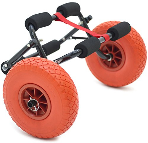 Conwy Kayak pieghevole in alluminio anodizzato Kayak Canoa Trolley 100 kg anti-foro