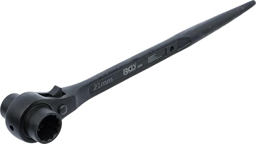BGS 309 | Ställningsbyggare-spärr | SW 17 x 21 mm | CV-stål | Ställningsbyggnadsskåp/byggbar spärr | höger/vänster omkopplingsbar