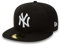 New Era New York Yankees MLB Basic Black Base Black White 59Fifty Cap - 7 3/4-62cm (XXL)