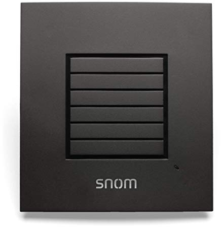 Snom M5 DECT Telefon Range Extending Repeater erweitert die Reichweite von M700 oder M300 Basisstationen, Reichweite ohne Ethernet erhöhen, bis zu 5 gleichzeitige Anrufe, Verkettung, Schwarz, 00003930