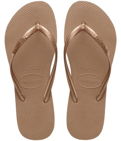 Havaianas Women's Thong Sandals Beige Rose Gold