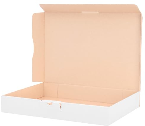 verpacking Boîtes postales grand format 320 x 225 x 50 mm Blanc [Taille et quantité au choix] DIN A4 Grand format MB-4 Boîte d'expédition pour colis 100 pièces