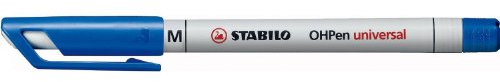 Folienstift - STABILO OHPen universal - wasserlöslich medium - Einzelstift - blau