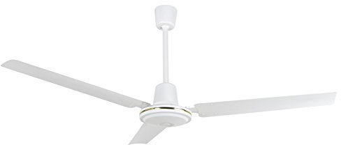 Orbegozo CF 86140 Ventilateur de plafond, diamètre de 140 cm, 70 W, 5 vitesses, commande murale, 3 pales métalliques, blanc