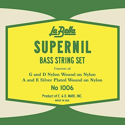 La Bella 1006 Supernil Double Bass String Set
