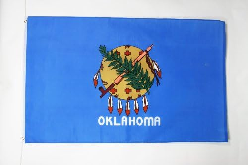 BANDIERA OKLAHOMA 150x90cm - BANDIERA STATO AMERICANO – USA - STATI UNITI 90 x 150 cm - AZ FLAG