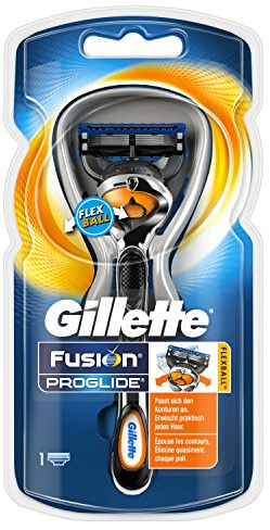 Gillette ProGlide Flexball - Afeitadora eléctrica de láminas para hombre, color negro, azul, plata