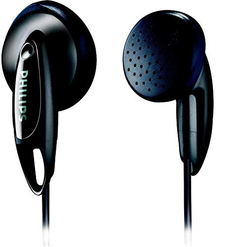 Philips Audio SHE1350/00 Auriculares intrauditivos, Modelo 2018/2019, Negro