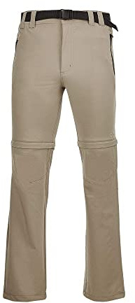 CMP Pantaloni Zip off Elasticizzati da Uomo, Corda, 50