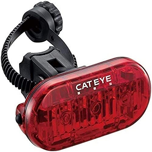 CatEye Rear Bike Light - Bright Triple Rear Bicycle LED with 200hr Battery & IPX6 Waterproof Rating | Flash, Rapid & Constant Modes | Back Light Cycling | Bike Accessories