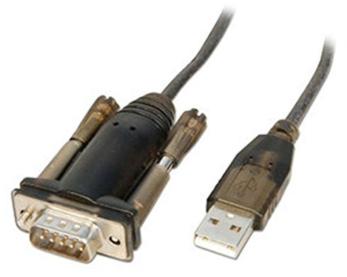 Lindy USB to Serial RS232 Converter with 1.5m Adapter Cable, Prolific chipset, for PDAs, barcode readers, EPOS and Serial Port Equipped Devices, 1 x male 9Way pin D-Sub DB9, Windows, Mac, Linux