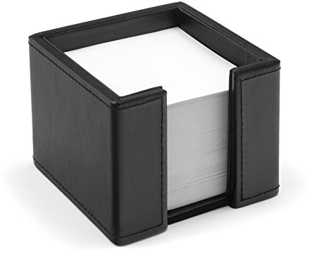 Osco BKPUMP100 Notizblockhalter aus Kunstleder, schwarz