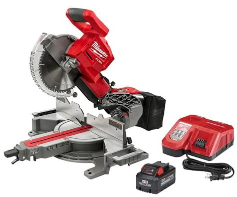 MILWAUKEE ELECTRIC TOOL 2734-21HD M18 Fuel, Dual Bevel, Sliding, Compound Miter Saw, 10