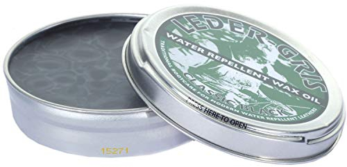 Altberg Leder-Gris Waterproof Boot Wax / Oil For Leather Boots 80g Tin (Black)