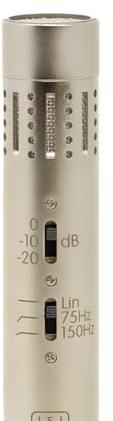 Sontronics STC-1 Small Diaphragm Cardioid Condenser Microphone. -10dB, 20dB PAD, 75Hz, 150Hz Filter, Interchangeable Capsules. Silver - Lifetime Microphone Warranty.