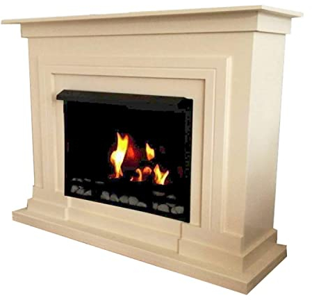 Kaminbau Mierzwa Gelkamin Ethanolkamin Kaminofen Berlin Deluxe - Creme