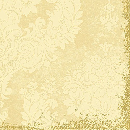 Duni Klassik-Servietten 4 lagig 1/4 Falz 40 x 40 cm Royal Cream, 50 Stück