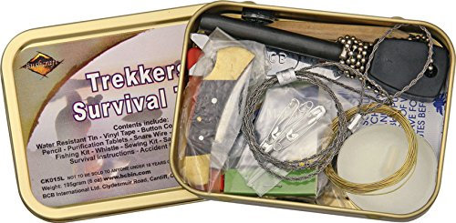 BCB Adventure Trekkers Survival Tin Kit de Survie pour randonneurs Unisexe, Bronze, Taille Unique