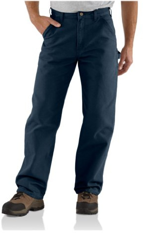 Carhartt Men's Loose Straight Washed Duck Dungaree, Midnight, W36 x L32