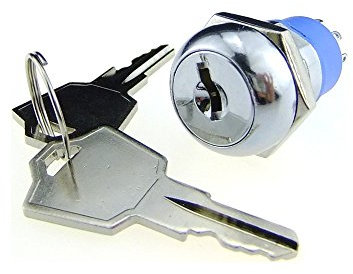 1 jeu électrique 18,55 mm 3 positions 8 broches métal clé interrupteur AC 250 V 5 A