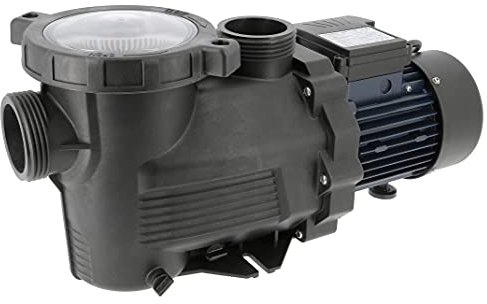 Spid'O SPR 1100 2963 Pompe Filtration Piscine 22M3/h, 1,5CV, grand filtre, Noir