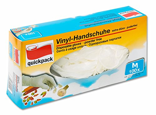 Unbekannt 100 Einmal Handschuhe extra dünn Größe M Einweghandschuhe