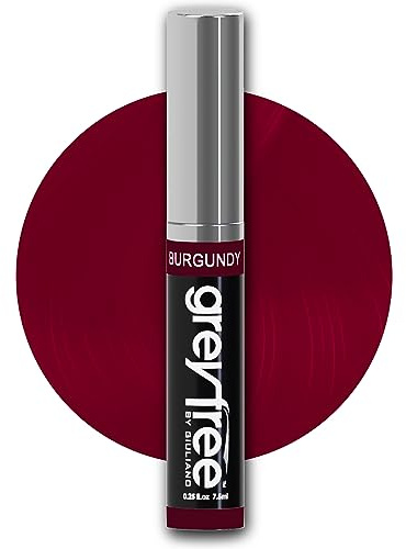 Greyfree Root Touch-Up Hair Mascara Temporary Gray Roots Concealer (BURGUNDY)