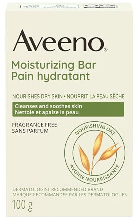 Aveeno Moisturizing Bar For Dry Skin, 3.5 Oz