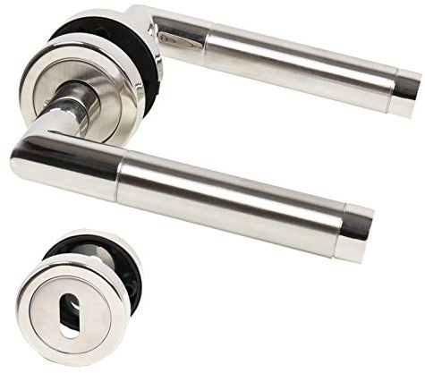 LIENBACHER Rosettengarnitur Typ Cecil Buntbart Stift 8 mm, rostfreier Edelstahl, 534190