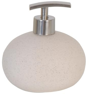 MSV TP-Products Seifenspender „Bali“ mit 500 ml Fassungsvermögen aus Keramik Stein