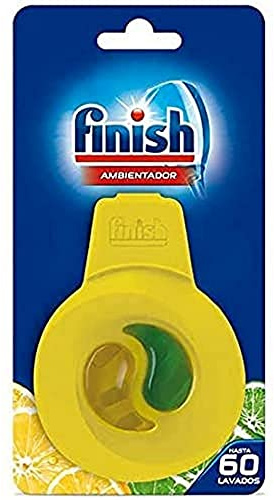 Finish Dishwasher Air Freshener with Anti-Odor Technology, Lime-Lemon Scent, Up to 60 Washes