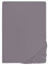 biberna Jersey-Elastic-Spannbetttuch 0077866 (Matratzenhöhe max. 25 cm) 1x 120x200 cm - 130x220 cm, Silber/grau