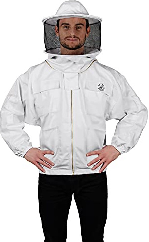 Humble Bee 310 Polycotton Beekeeping Jacket with Round Veil