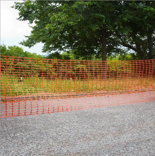 Schutznetz Bauzaun Warnnetz Wildzaun Absperrzaun Rollzaun Zaun 50 x 1 Meter orange