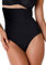 LOVABLE Guaina Contenitiva e Modellante, Mutanda a Vita Alta con Controllo Pancia e Fianchi, Shapewear, Art. 0263 The Celebrity Secret Donna, Nero, M