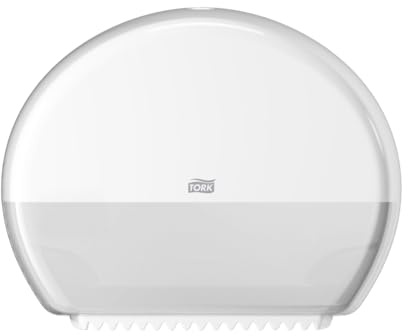 Tork Distributeur pour Papier Toilette Rouleau Mini Jumbo blanc T2, fermé, gamme Elevation, 555000