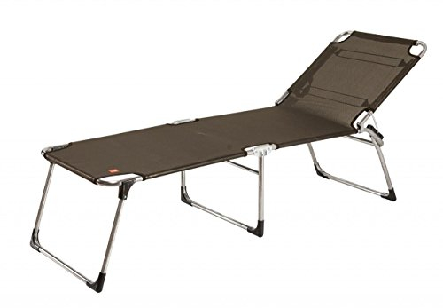 Jan Kurtz Dreibeinliege Amigo 40+ Schwarz, Aluminium Kunststoff, 42x58x190cm, 472212