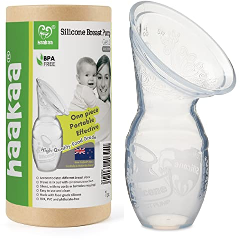 Haakaa Generation 1 Silicone Breast Pump, 100 ml Capacity