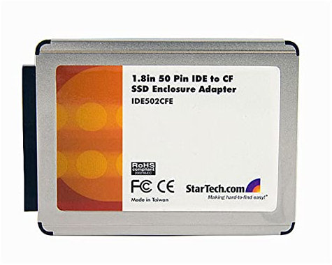 StarTech 1.8 inch 50 Pin IDE to Compact Flash Solid State Drive Enclosure Adapter