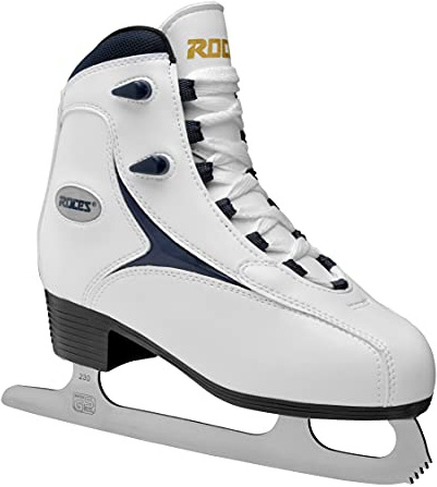 Roces - RFG 1, Pattini da ghiaccio da donna, Bianco (White), 41