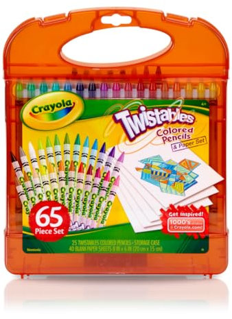 Crayola Twistable Coloured Pencils With Paper Set