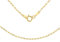 CARISSIMA Damen 9k (375) Gelbgold 0.9mm Flach Rambo Kette 1.16.2034 46cm/18zoll