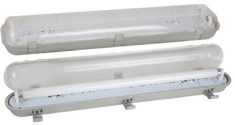 Duolec 9311R118 - Lámpara estanca de policarbonato 1x18W Duolec