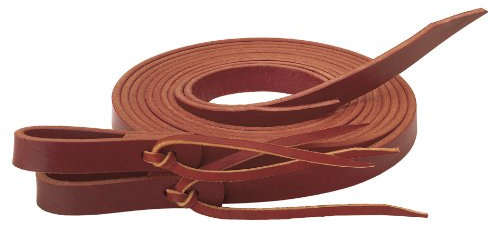 Weaver Leather Latigo Split Reins with Water Tie Ends, Burgundy, 1/2 x 8'