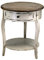Cyan Design Abelard Beistelltisch Tische, Holz, Used-Look, Weiß und Grau
