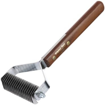 Mars Wide Coat King Professional Dog Grooming Comb Hair Rake - 18 Tooth