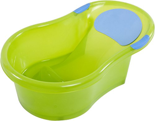 Bieco 79000052 - Badewanne, 63 x 40 x 21 cm, transparent/grün