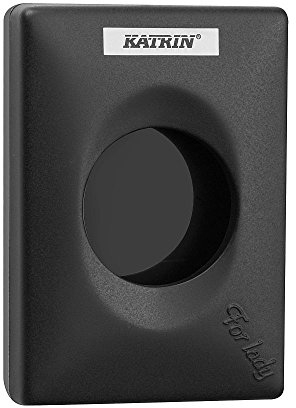 Katrin 92247 Damenhygienebeutelspender, Schwarz