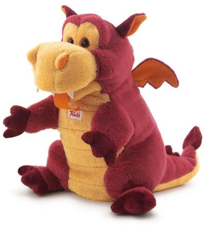 Marionetta Drago Trudi | Burattini e Marionette peluche per teatrino Trudi. Gioco per bambini. Racconta e crea storie. Peluche decorativo. | 15x22x24cm taglia S | Puppets | modello 29968